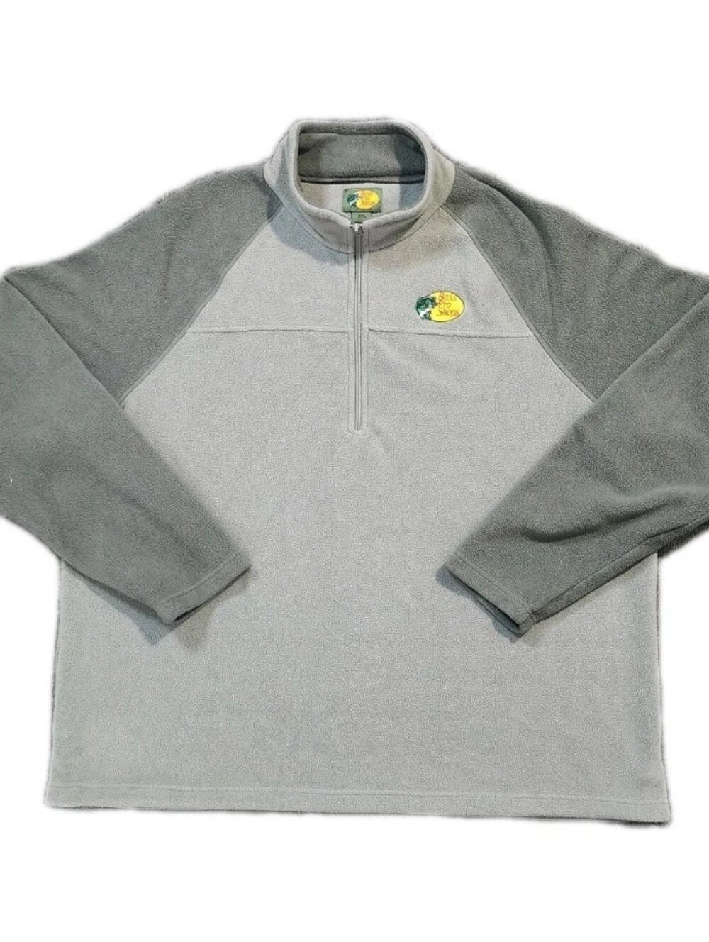 Bass Pro Shops Mens Quarter Zip Fleece Jacket Size XXL